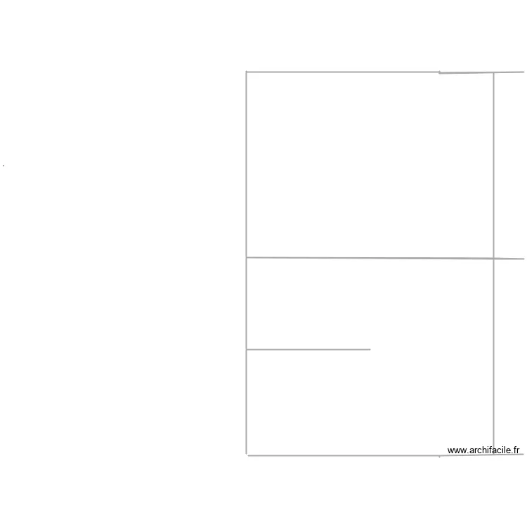 ebauche batiment metallique. Plan de 