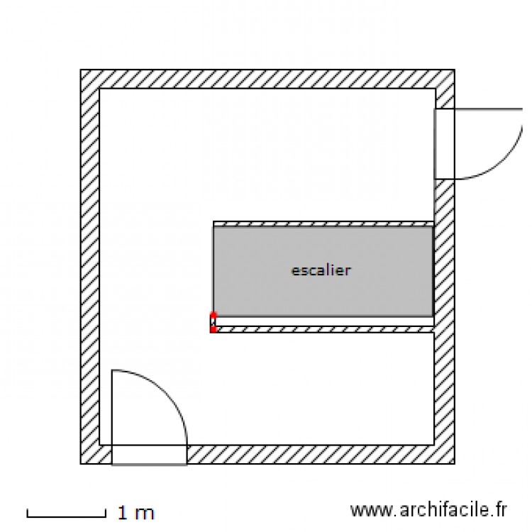 mikvé. Plan de 0 pièce et 0 m2