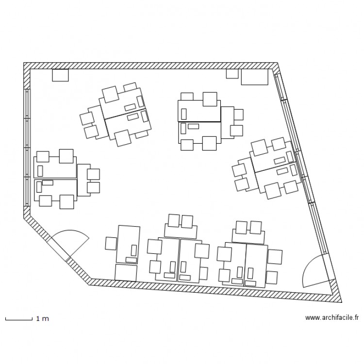 Salle 042 projet5. Plan de 0 pièce et 0 m2
