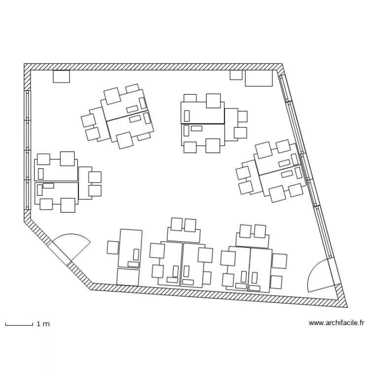Salle 042 projet5. Plan de 