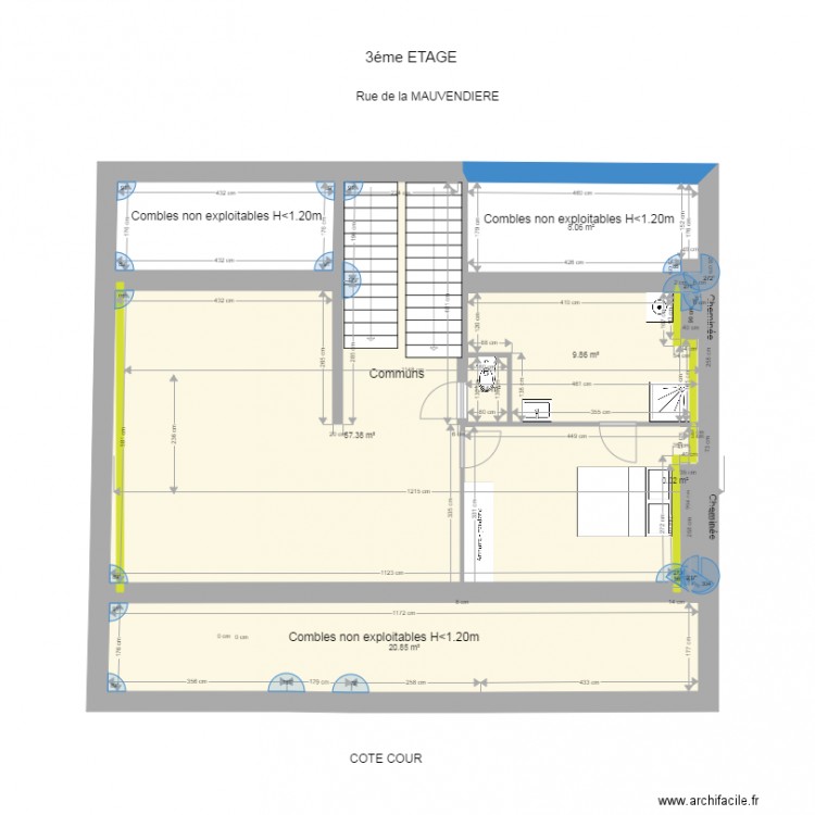 Mauvendiere 03 2017. Plan de 0 pièce et 0 m2
