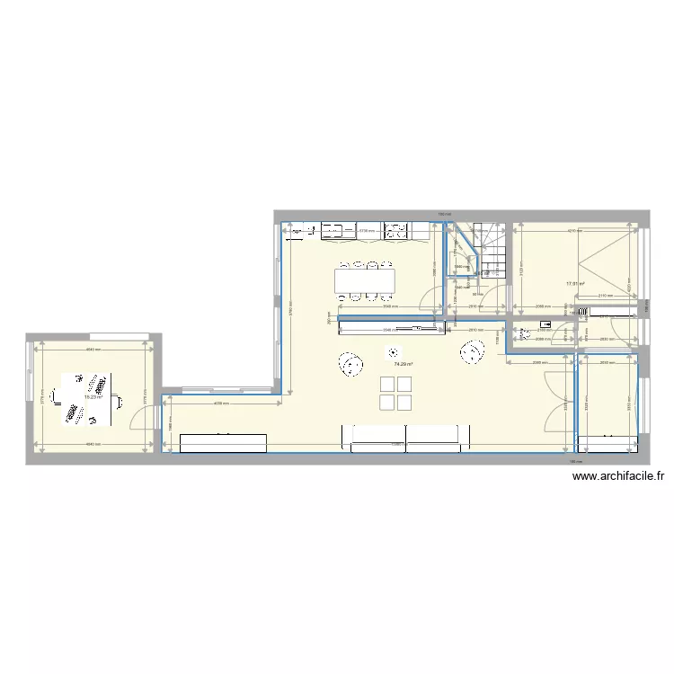 105 rez de chaussée. Plan de 105 rez de chaussée. Plan de