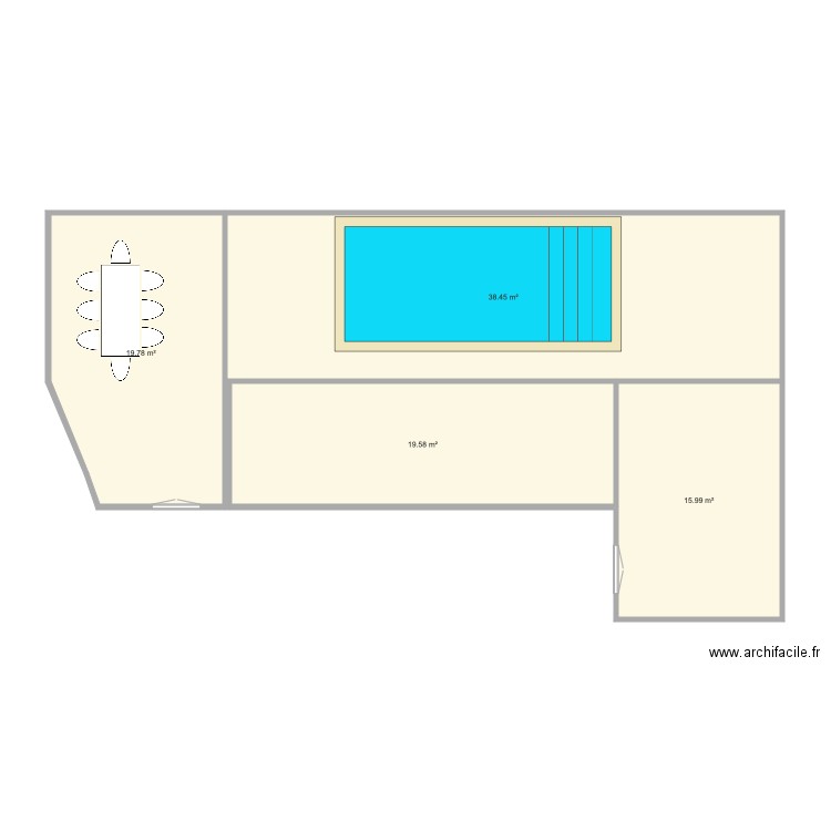 projet piscine. Plan de 0 pièce et 0 m2