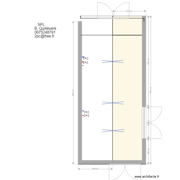 Salaison TARGE. Plan de 