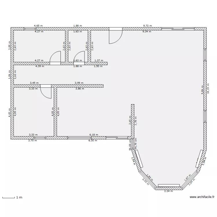 Futur maison. Plan de 