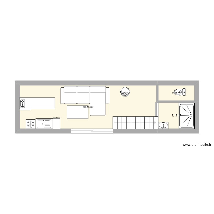 Tiny 1. Plan de 0 pièce et 0 m2