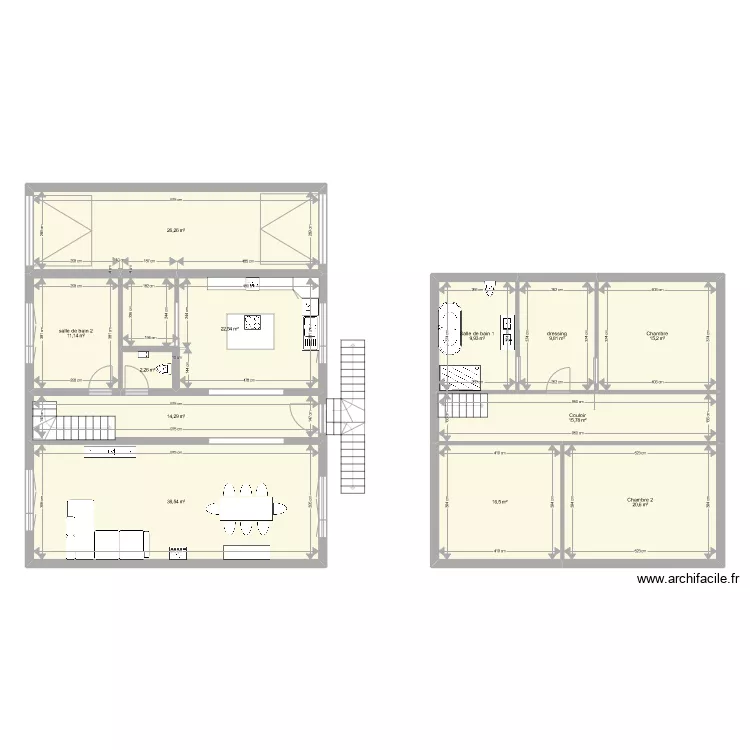 maison merten. Plan de 