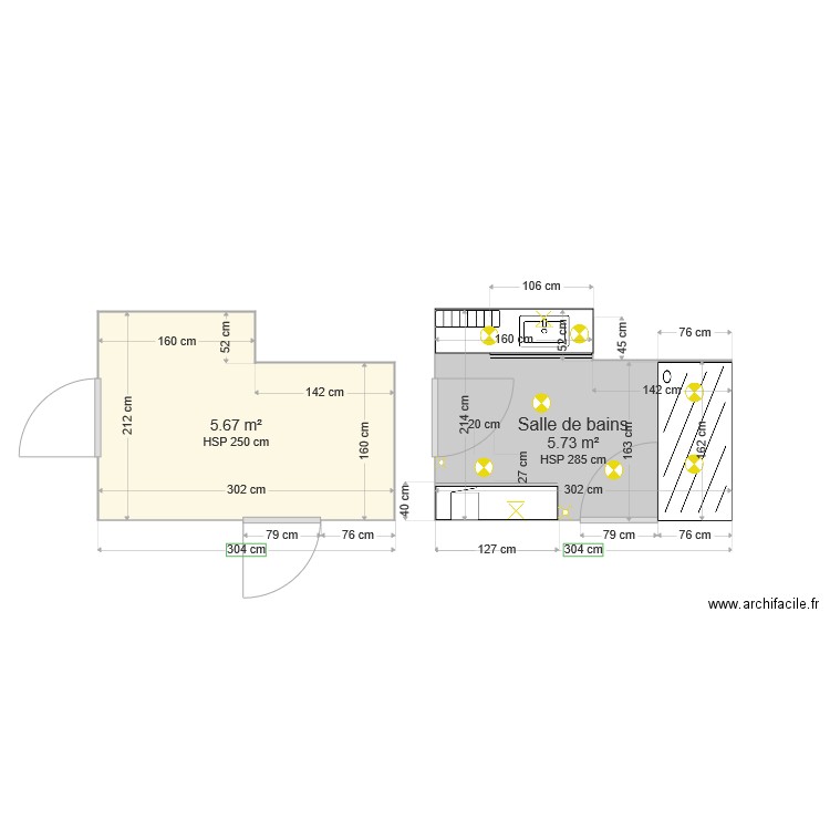 2019 11 30 Charleroi SalleDeBains 2. Plan de 0 pièce et 0 m2