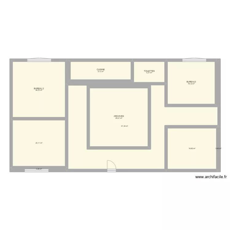 bureau salaise. Plan de bureau salaise. Plan de