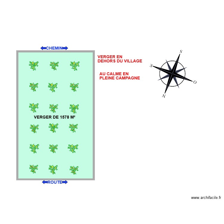 Bauzemont. Plan de 0 pièce et 0 m2