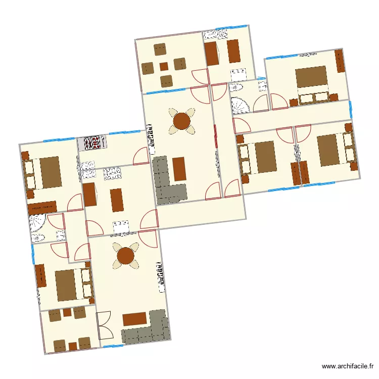 exploitation1 etage1frame. Plan de 