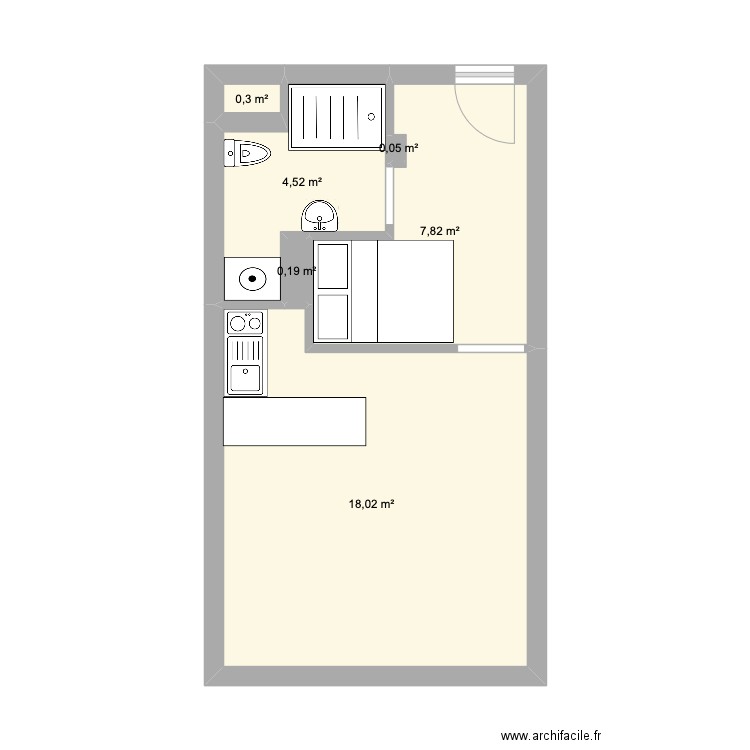 sable d'or modifié 2. Plan de 0 pièce et 0 m2