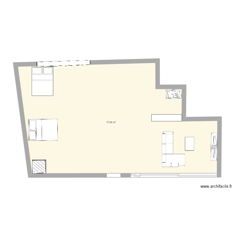 Dame Bodin. Plan de 0 pièce et 0 m2