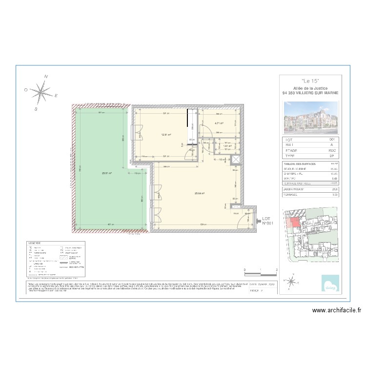Villiers 4. Plan de 0 pièce et 0 m2