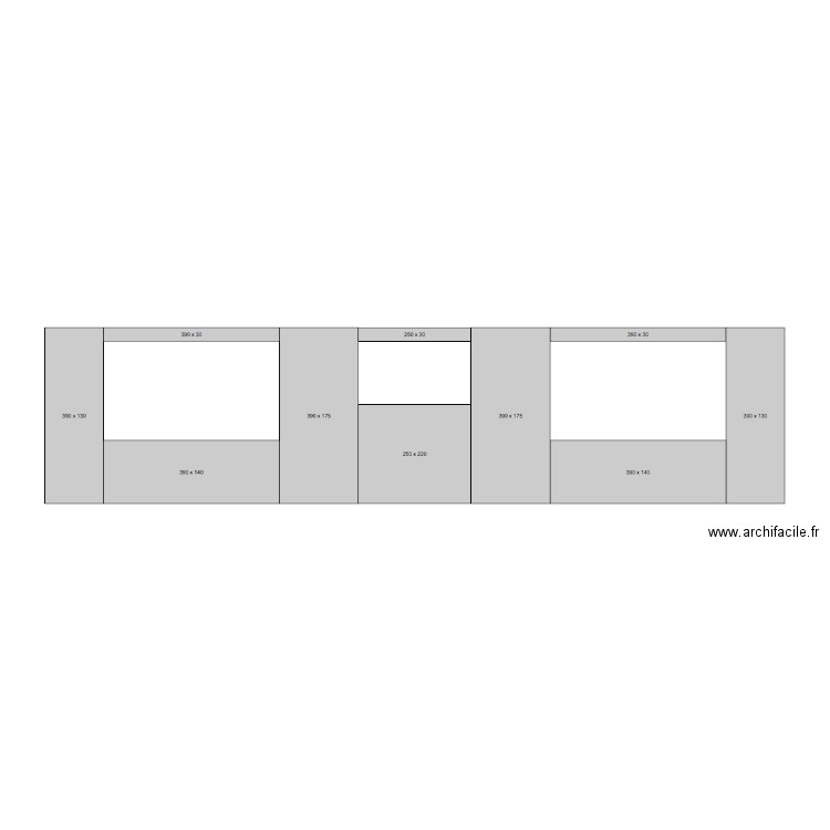 Mur Starling 13 janvier 2019. Plan de 0 pièce et 0 m2