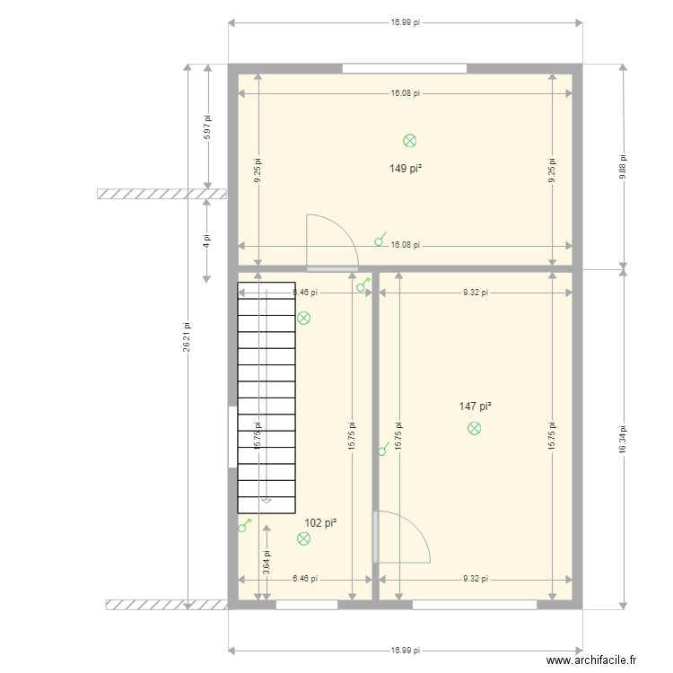 ben et marie. Plan de 0 pièce et 0 m2