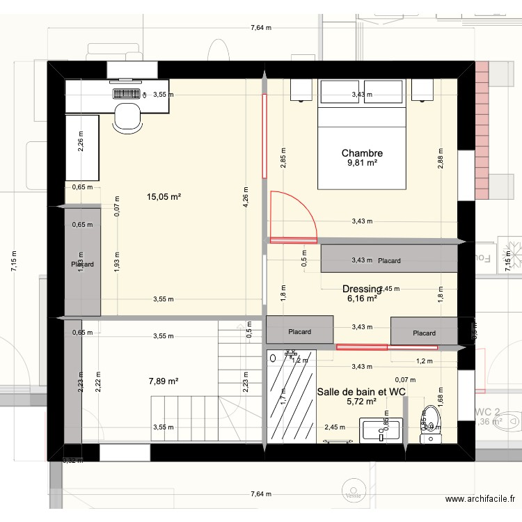 Maison 7. Plan de 27 pièces et 451 m2