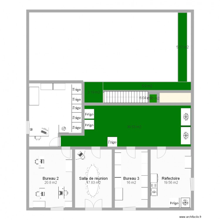 Reprobiol Ouffet niveau 1 secours. Plan de 0 pièce et 0 m2