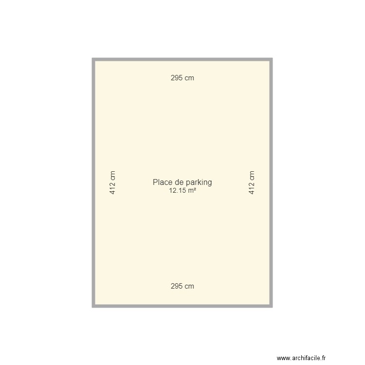 BI 3167 parking côté. Plan de 0 pièce et 0 m2