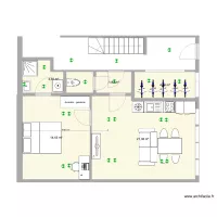 Appart rez Soignies &eacute;clairage