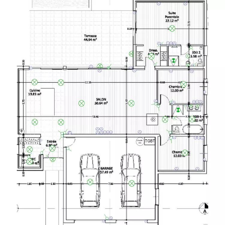 MAISON BENOIT ELEC. Plan de MAISON BENOIT ELEC. Plan de