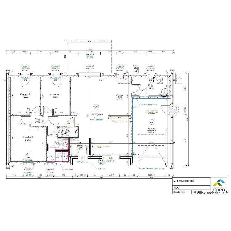 BOCHE. Plan de 0 pièce et 0 m2