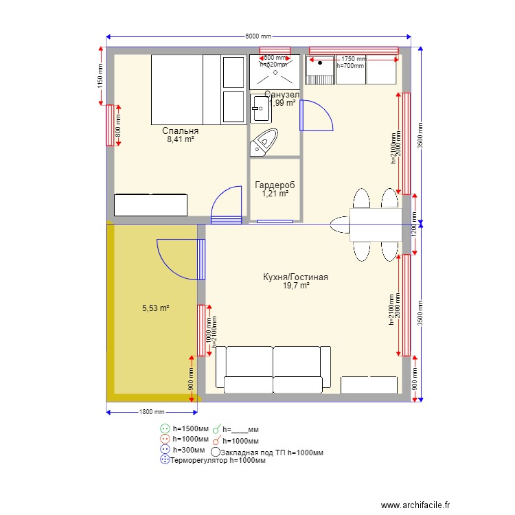 42T. Plan de 0 pièce et 0 m2