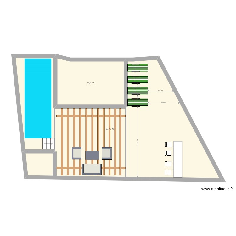 sidi mimoun 2 Terrasse. Plan de 0 pièce et 0 m2