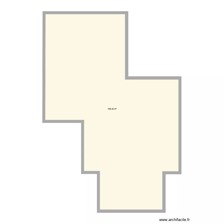 Maison 1. Plan de 