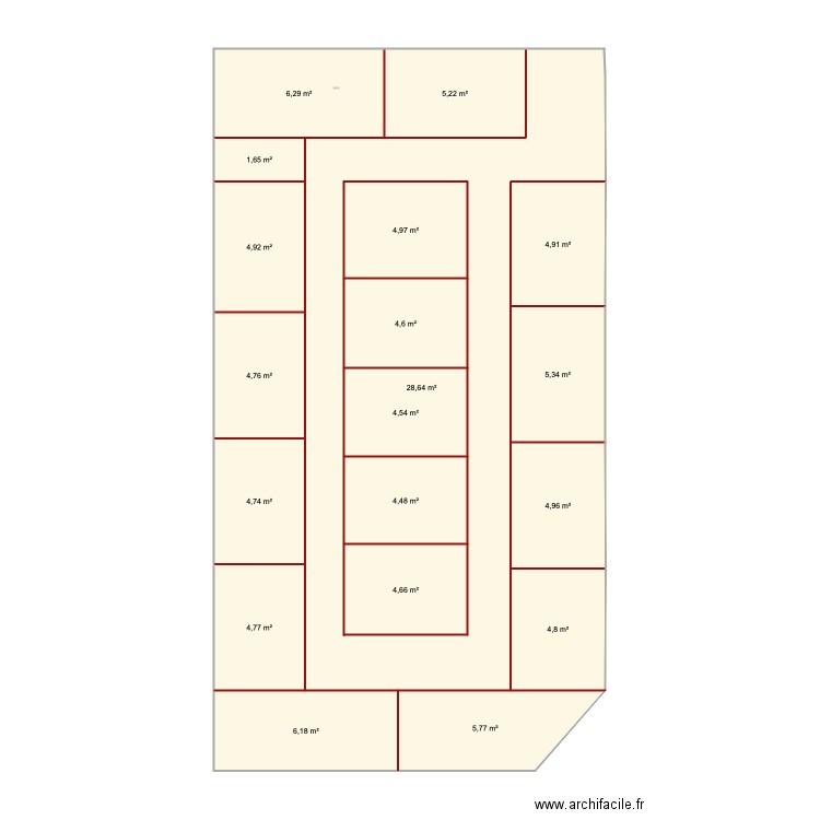 plan residence . Plan de 0 pièce et 0 m2