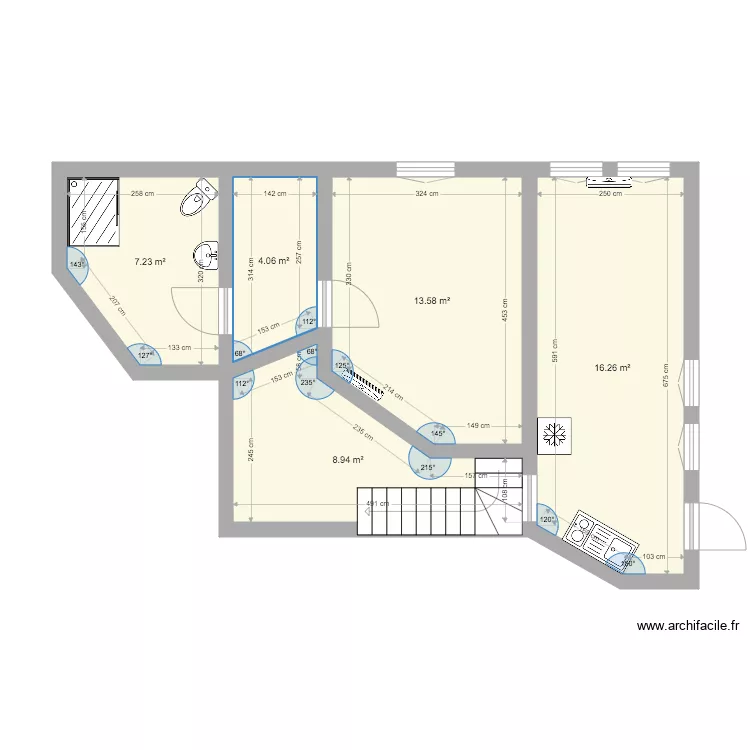 Atelier. Plan de 