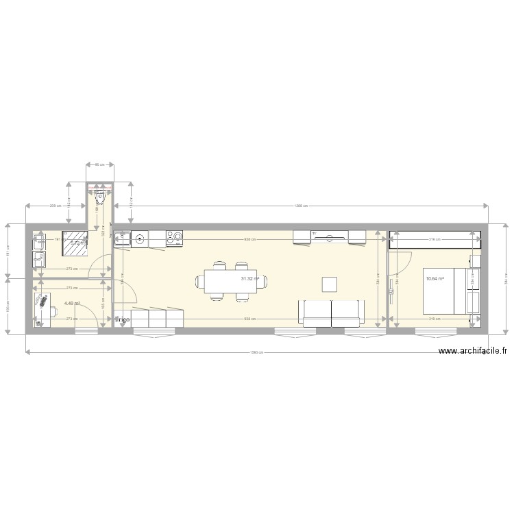 salle de yoga Julia 2. Plan de 0 pièce et 0 m2