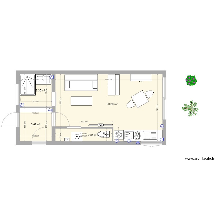 extension étage bis. Plan de 0 pièce et 0 m2
