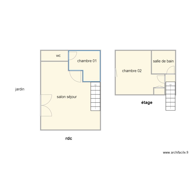 hamel ass. Plan de 7 pièces et 30 m2