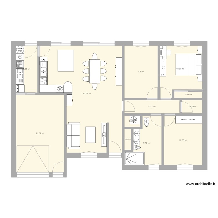 maison 2. Plan de 0 pièce et 0 m2