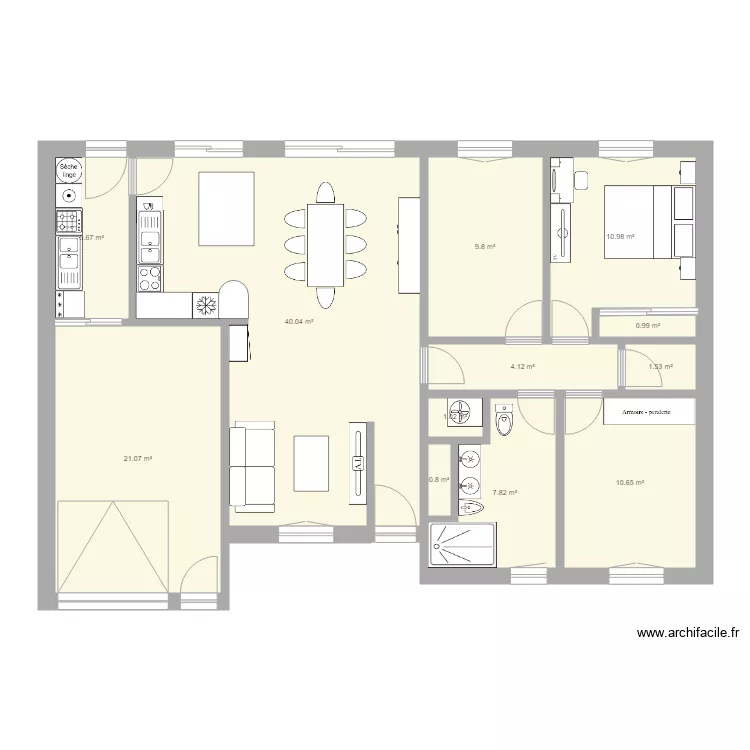 maison 2. Plan de 