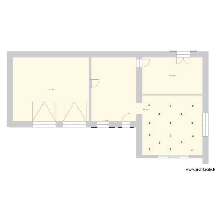 MAISON CHATEAUNEUF. Plan de 0 pièce et 0 m2