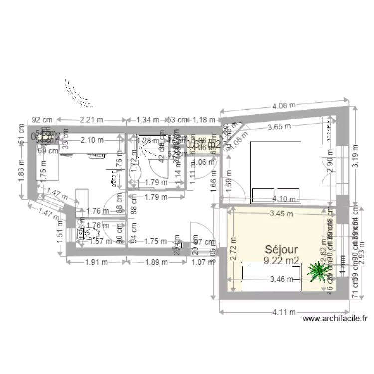 Asni&egrave;res 2020 projet SDE. Plan de 