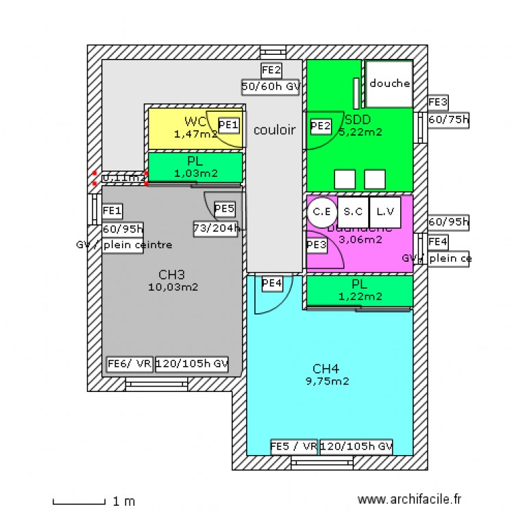 ETAGEV6. Plan de 0 pièce et 0 m2