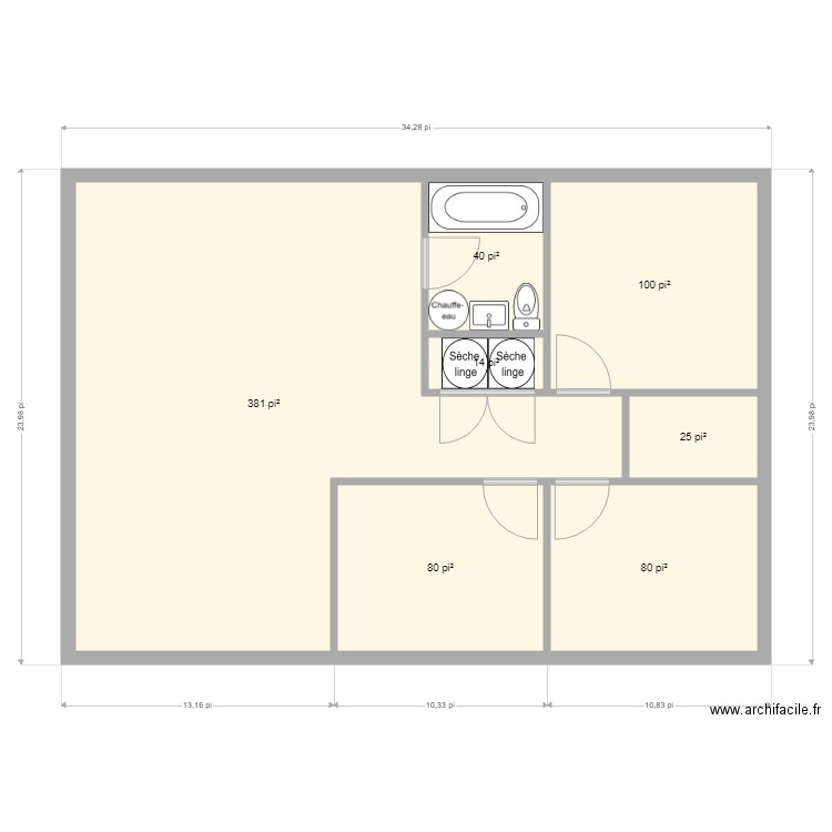 Petit chalet. Plan de 0 pièce et 0 m2