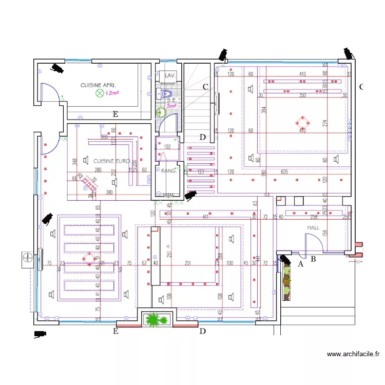sendou. Plan de sendou. Plan de