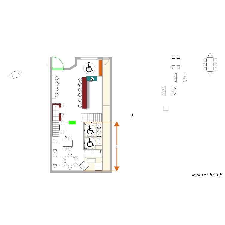 plan V4 Triphasé LOCAL PLONGE. Plan de 0 pièce et 0 m2