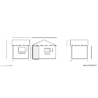 abri jardin face/cotes 