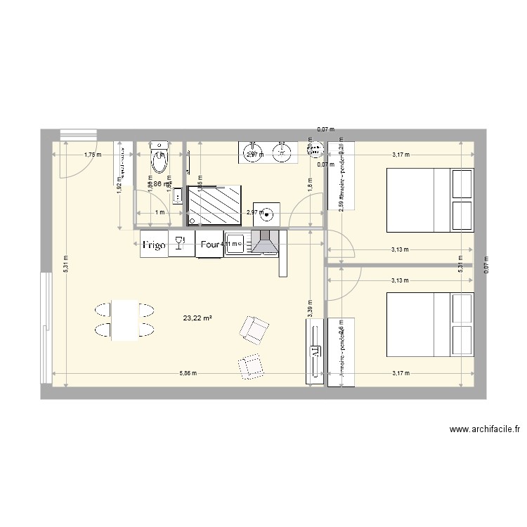 cozes 50. Plan de 0 pièce et 0 m2