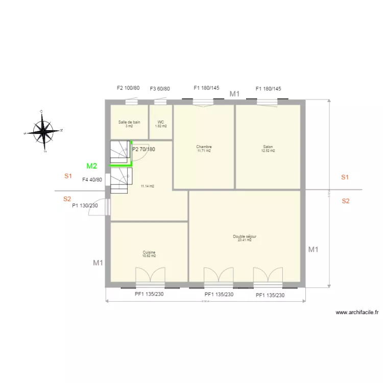 RDC DHABARRY 2. Plan de RDC DHABARRY 2. Plan de