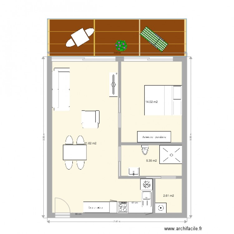 préfab05. Plan de 0 pièce et 0 m2