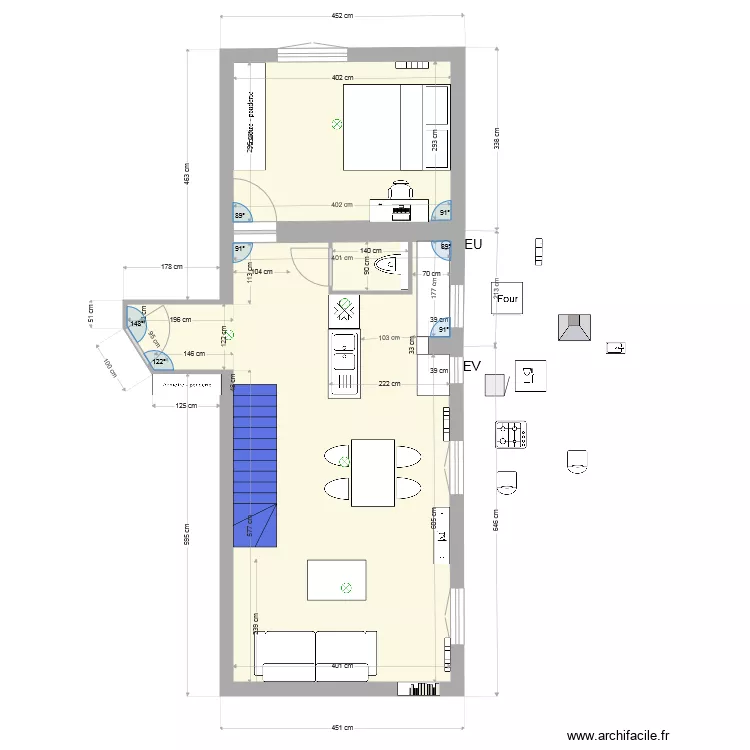 93310 premier archi esc pl1. Plan de 