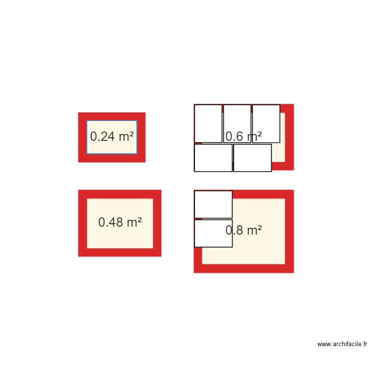 palette. Plan de 0 pièce et 0 m2