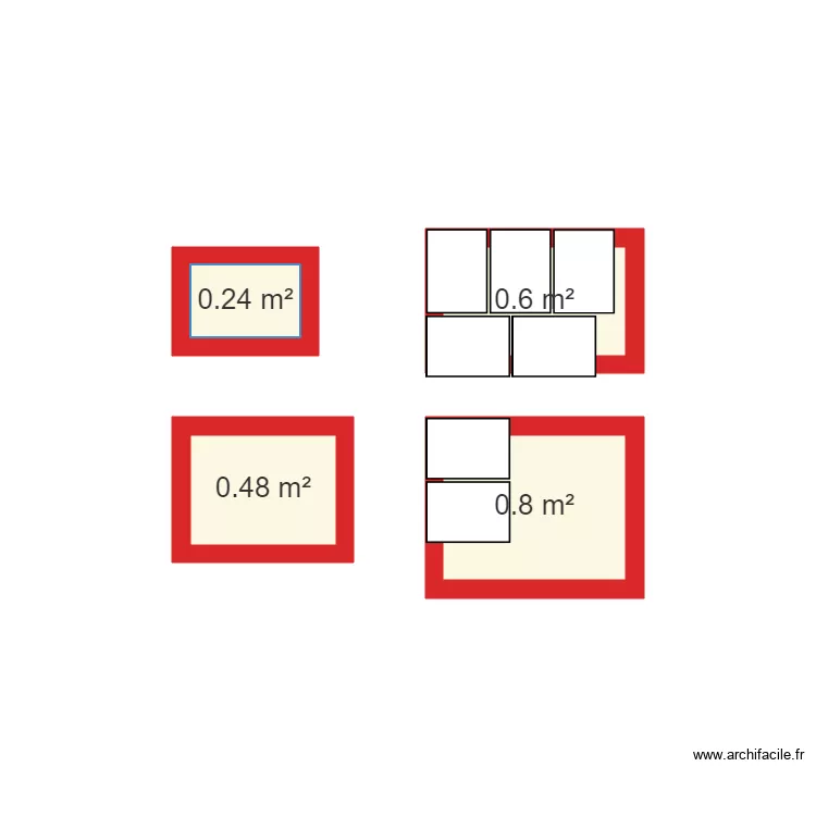 palette. Plan de 