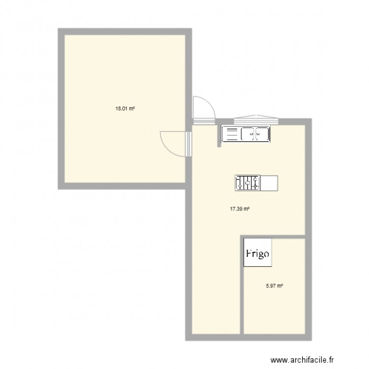 CUISINE CABRIERE. Plan de 0 pièce et 0 m2